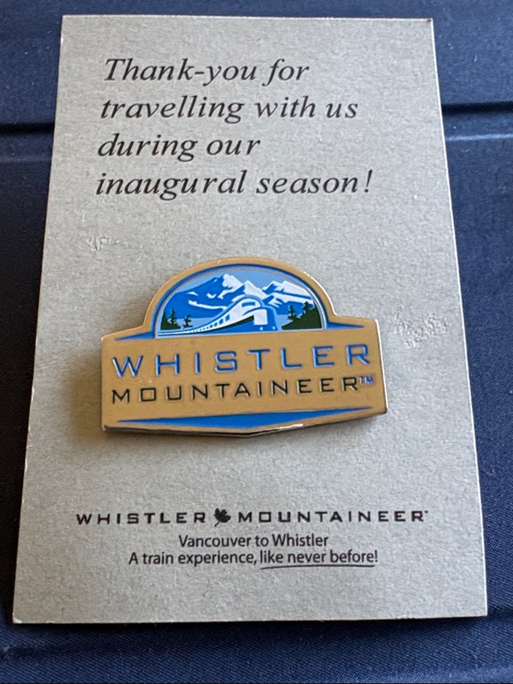 Whistler Mountaineer Collectable Pins (2)